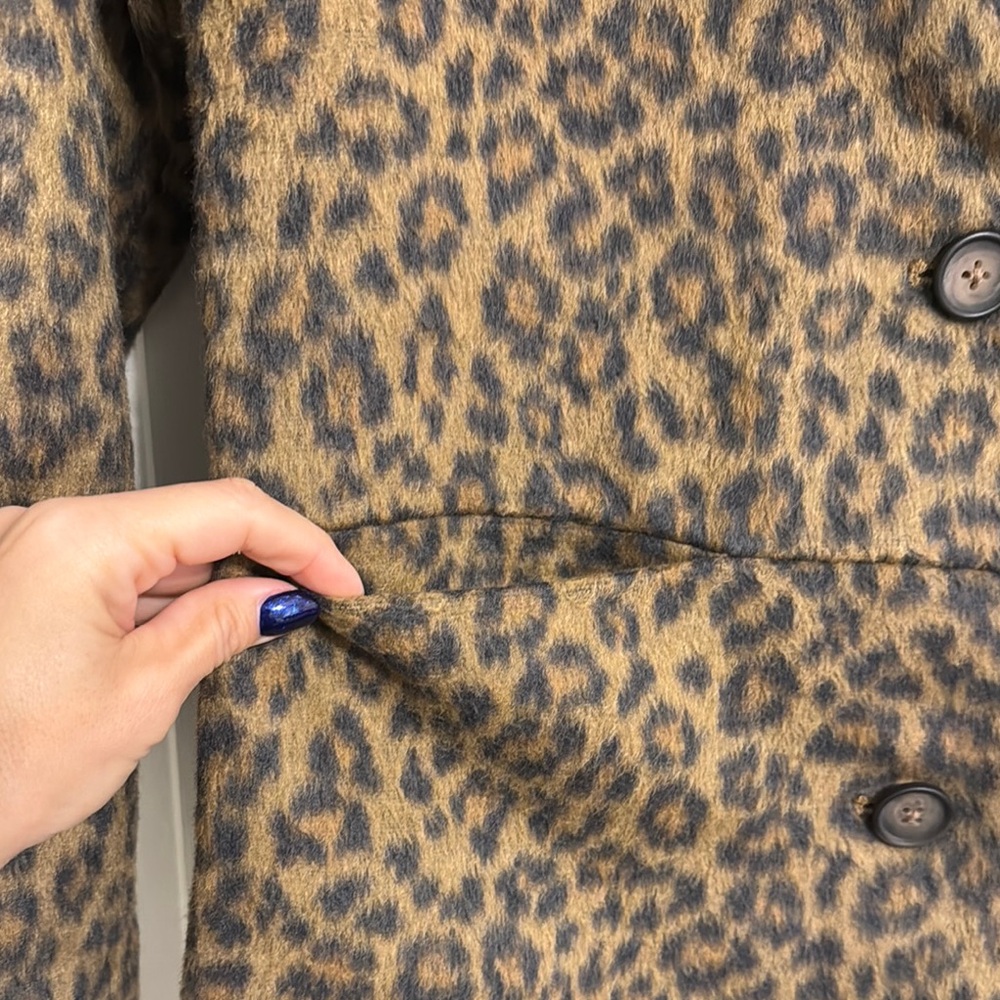 Leopard Print Coat - Picture 3 of 5